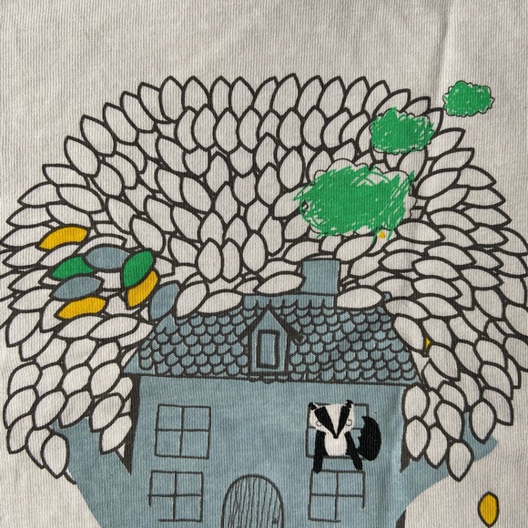 Broken Tricycle organic cotton tee shirt for kids toddler 3T treehouse badger - Picture 8 of 11